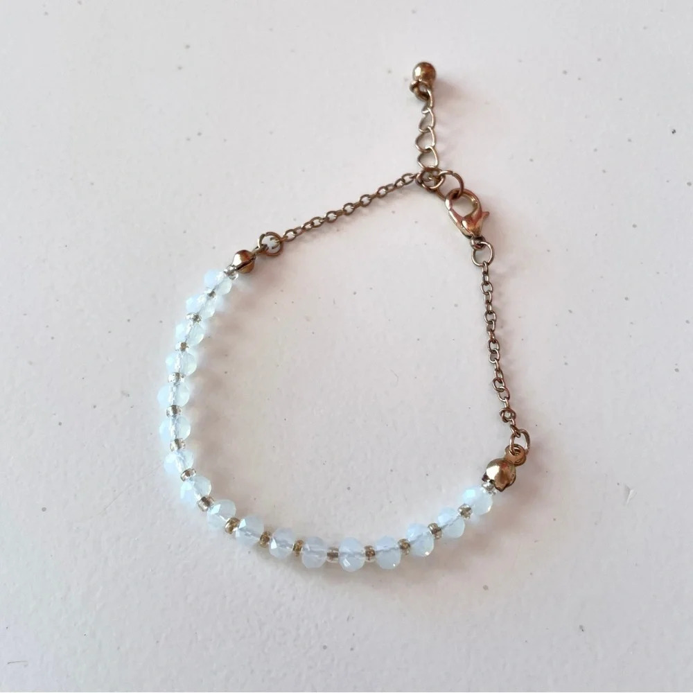 Lauren Conrad Gold Dainty Adjustable Bracelet Set of 3 - Picture 3 of 8